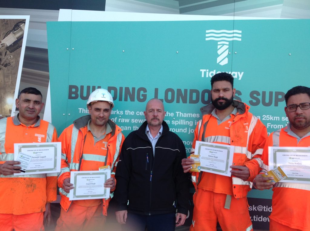 Congratulations to DSG employees Marian, Blake and Kulvir, all of whom won observation of the month on Area West of the Skanska Costain STRABAG Joint Venture HS2 Project.