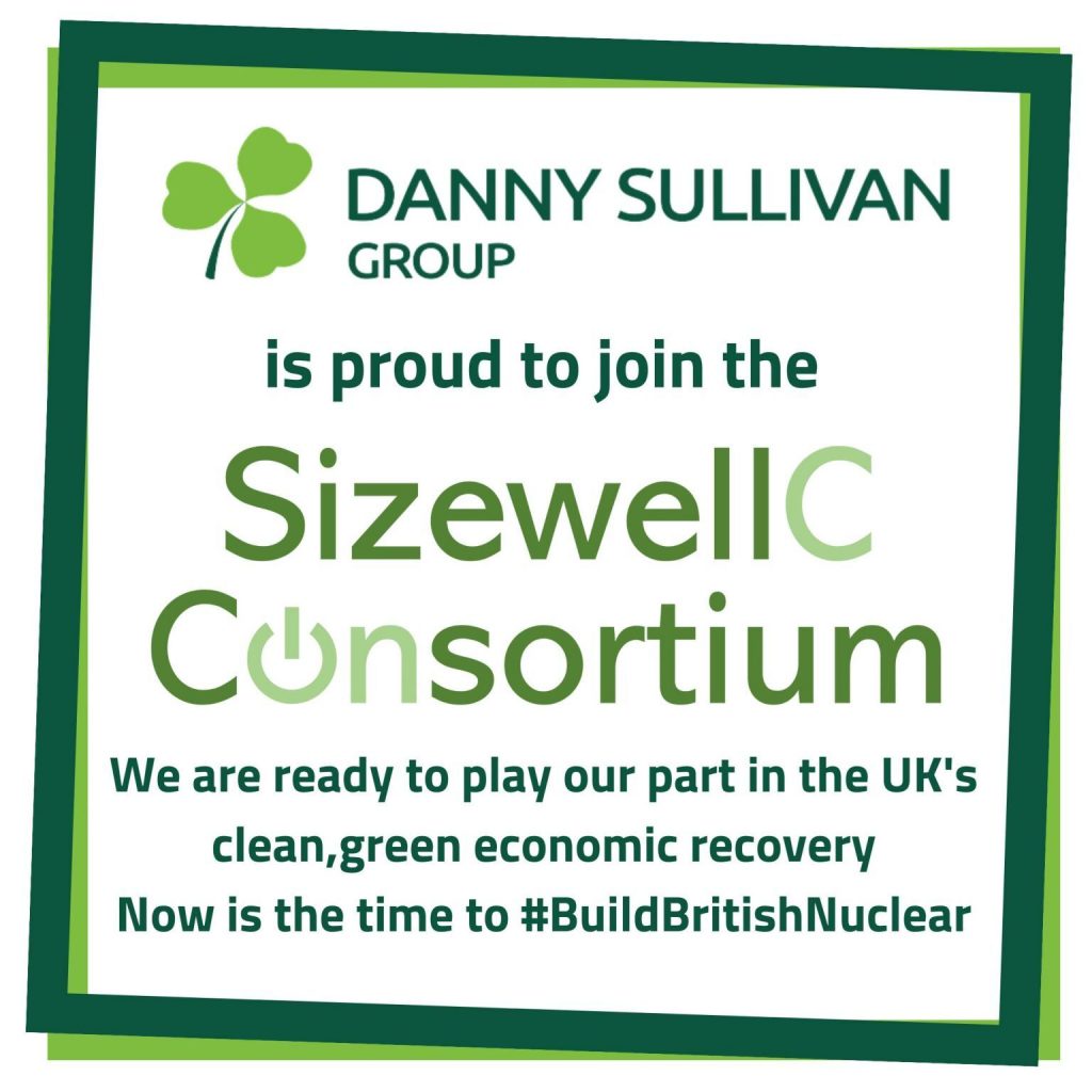 Danny Sullivan Group are proud to announce that we have joined the Sizewell C Consortium.