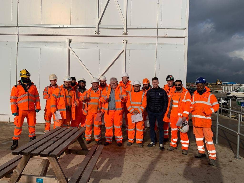 Our Chairperson Danny O’Sullivan was delighted to award a large number of our site teams, who have completed a range of NVQ’s in both L2 trades and L3 supervisory qualifications.