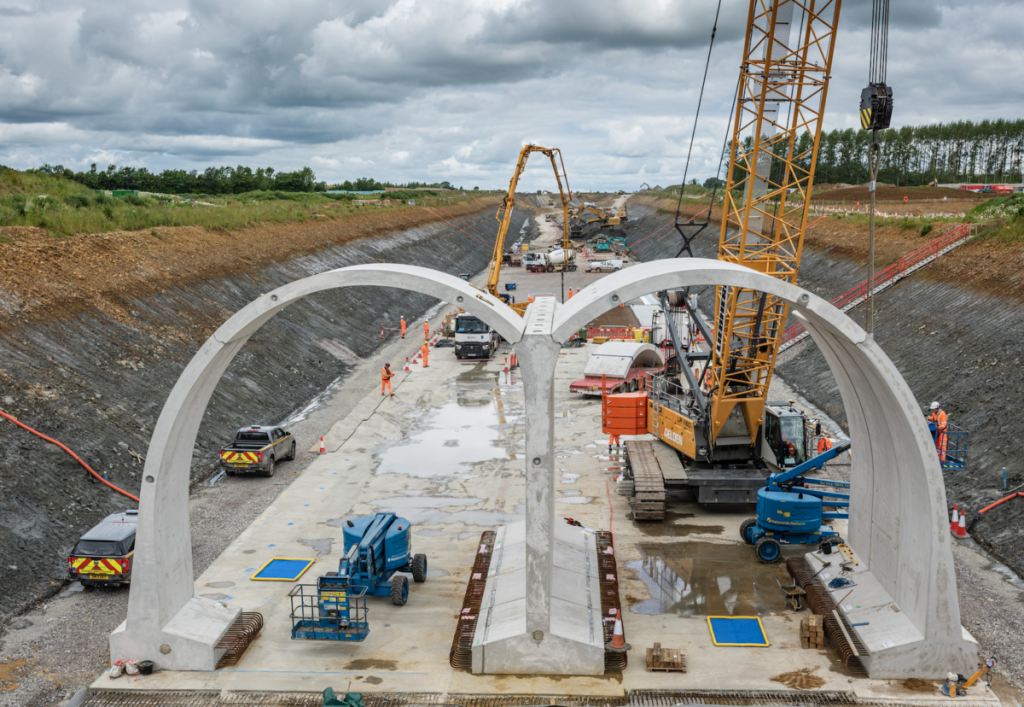 HS2 begins first M-shaped cut and cover tunnels